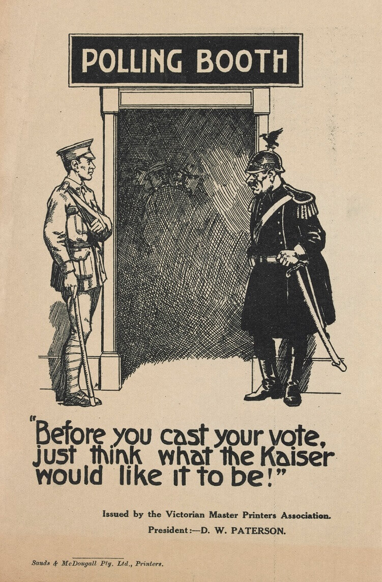 The case for Conscription in World War I – Old Treasury Building1072 x 1634