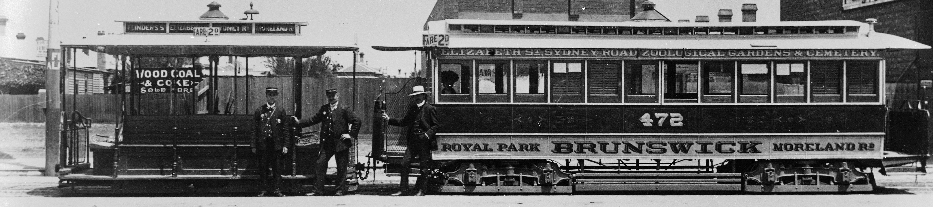 Trams Moving Pictures exhibition at Old Treasury Building. Closed November 2013.