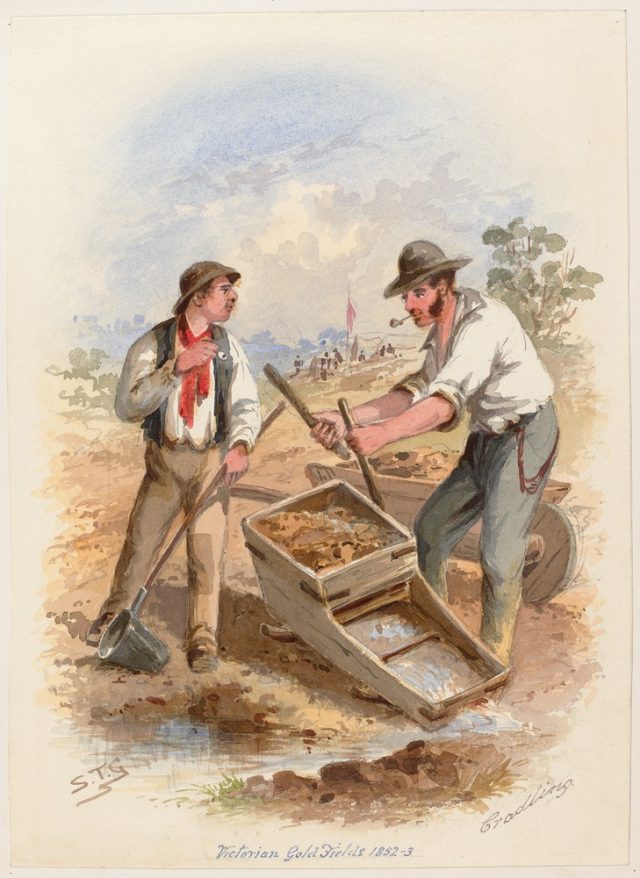 Gold Washing Cradle Old Treasury Building