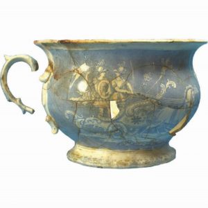 Chamber pot on display in Gold Rush: 20 Objects, 20 Stories