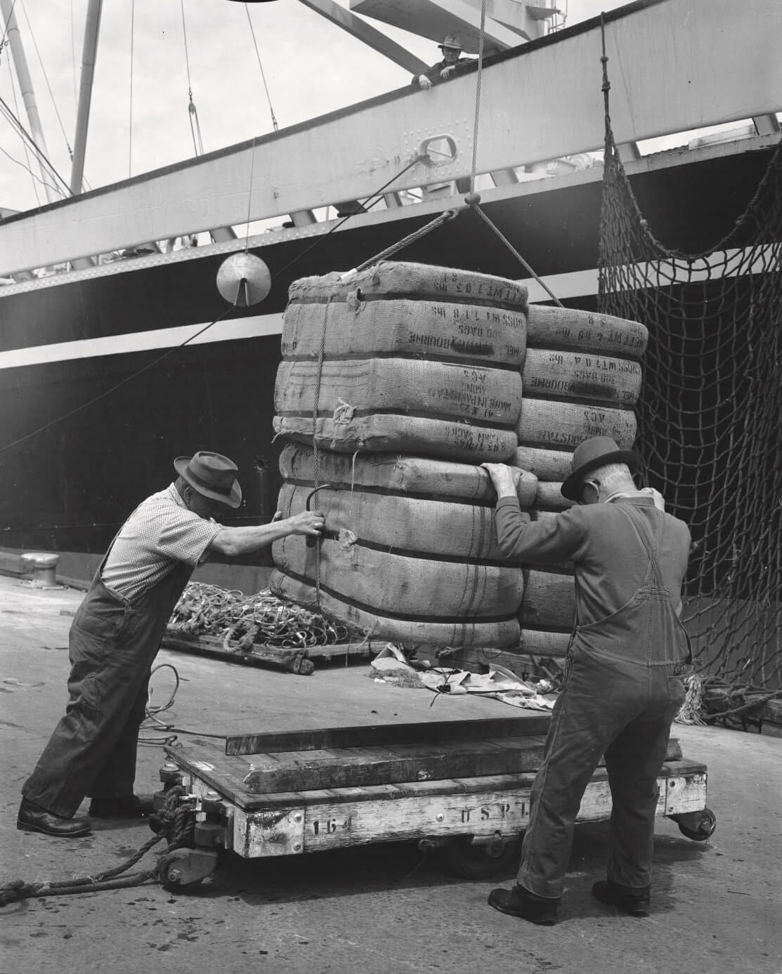 Wool cargo, c.1950. PROV, VPRS 8363-p0002-000002-50165 (2)