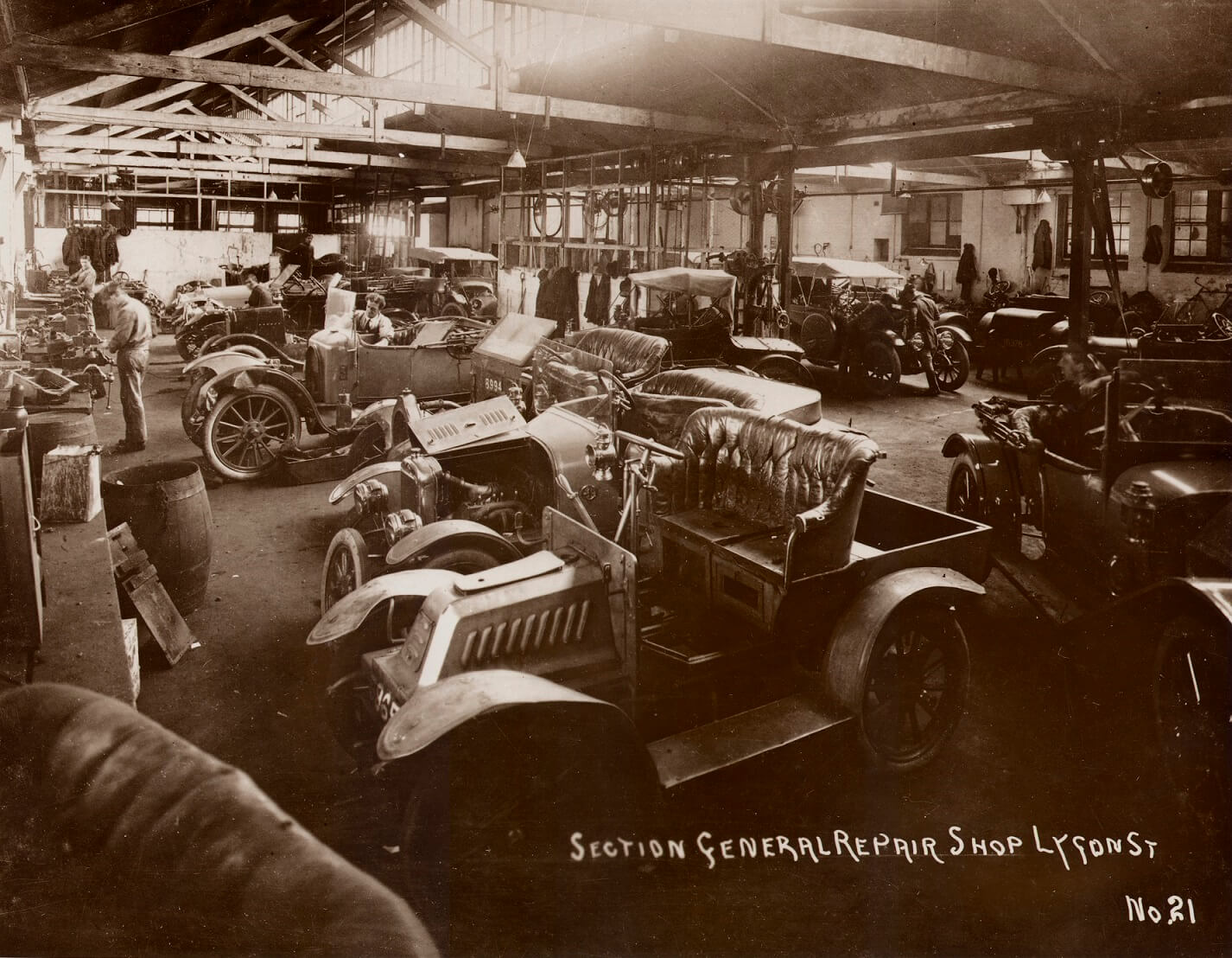section general repair shop Lygon st 1930ish