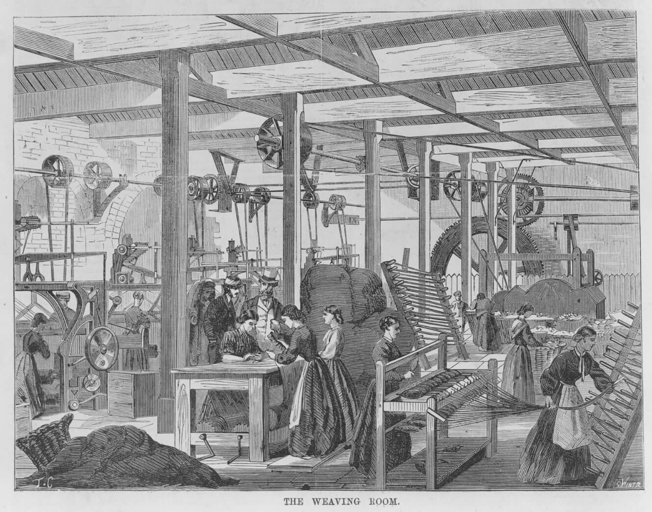 the weaving rooms