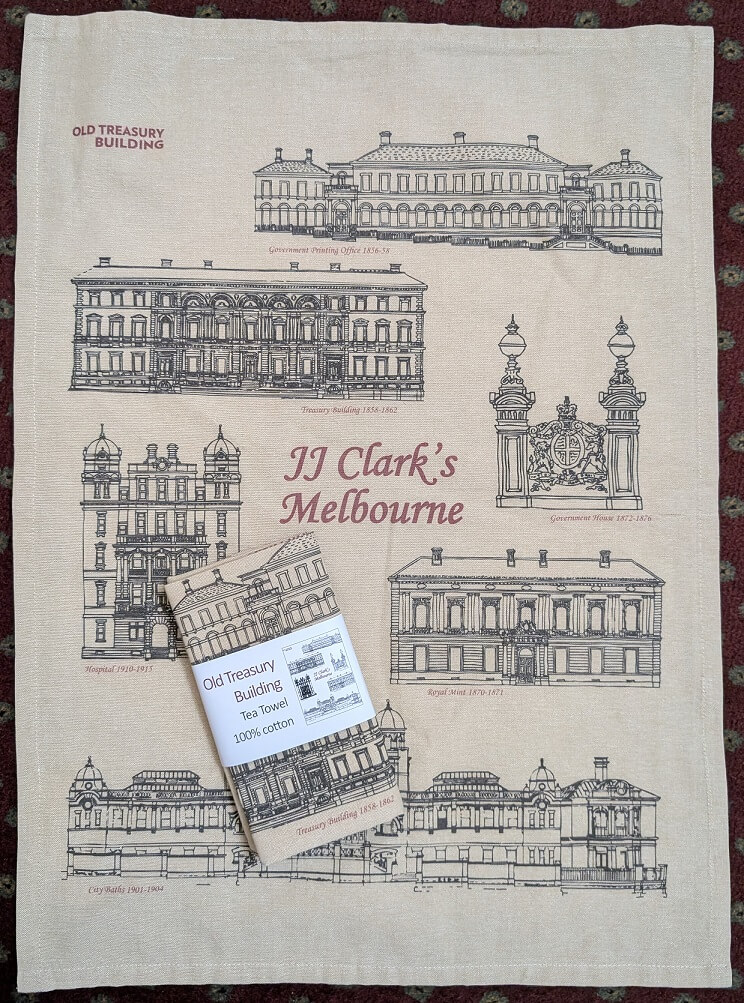JJ Clark's Buildings tea towel - Image 4